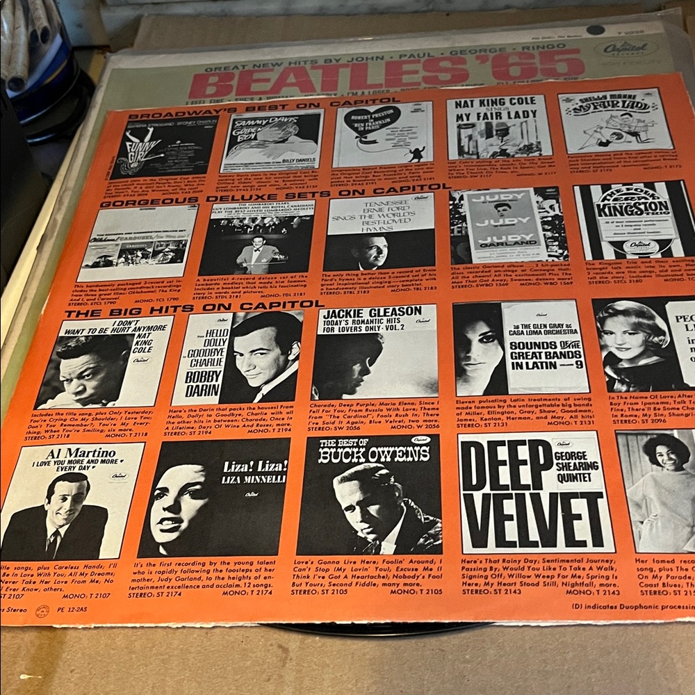 Capitol Records Beatles '65 Vinyl - Picture 7 of 8